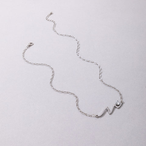 Love Wave Small Chain Necklace