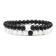 Natural Lava, Tiger Eye Yoga & Beaded Bracelet Set