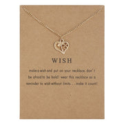 Cute Alloy Karma, Sun, Star, Butterfly, Heart, Luck, Balance, Spiritual Pendant Necklaces
