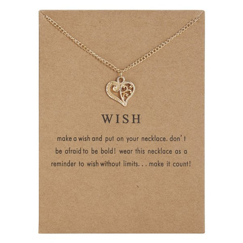 Cute Alloy Karma, Sun, Star, Butterfly, Heart, Luck, Balance, Spiritual Pendant Necklaces