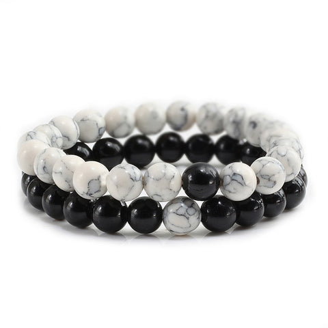 Natural Lava, Tiger Eye Yoga & Beaded Bracelet Set