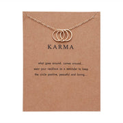 Cute Alloy Karma, Sun, Star, Butterfly, Heart, Luck, Balance, Spiritual Pendant Necklaces