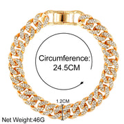 Chunky Chain Rhinestone  Anklet