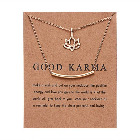 Cute Alloy Karma, Sun, Star, Butterfly, Heart, Luck, Balance, Spiritual Pendant Necklaces