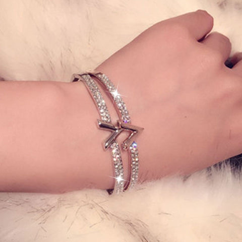 Designer Style Micro Inlaid Zircon Bracelet