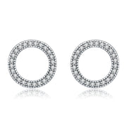 100% 925 Sterling Silver Various Classic Stud Earrings