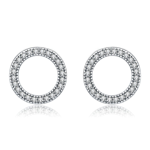100% 925 Sterling Silver Various Classic Stud Earrings