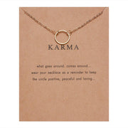 Cute Alloy Karma, Sun, Star, Butterfly, Heart, Luck, Balance, Spiritual Pendant Necklaces