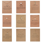 Cute Alloy Karma, Sun, Star, Butterfly, Heart, Luck, Balance, Spiritual Pendant Necklaces