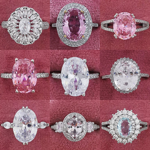 Luxurious & Unique Oval Fashion Engagement Ring