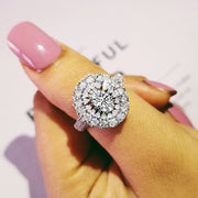 Luxurious & Unique Oval Fashion Engagement Ring