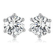 100% 925 Sterling Silver Various Classic Stud Earrings