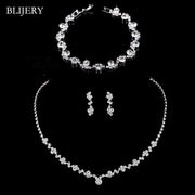Crystal Set Geometric Choker, Earrings & Bracelet