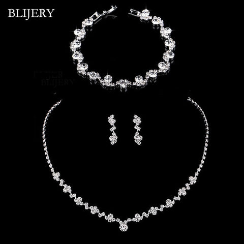 Crystal Set Geometric Choker, Earrings & Bracelet
