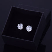 Round Stud Earrings - Men's Round Earrings | All Ice On Me
