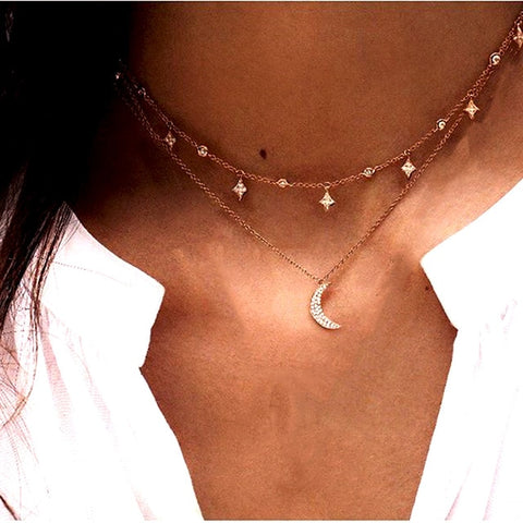 Sun, Stars, Moon & other various Bohemian Cute Necklaces