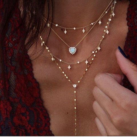 Sun, Stars, Moon & other various Bohemian Cute Necklaces