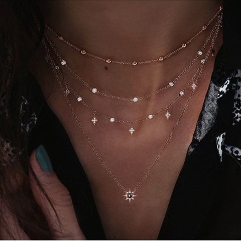 Sun, Stars, Moon & other various Bohemian Cute Necklaces