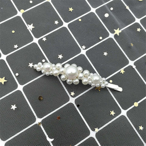 Crystal Rhinestones Hairpins Geometric Water-drop Imitation Pearl
