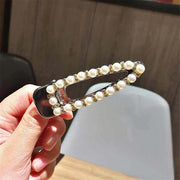 Crystal Rhinestones Hairpins Geometric Water-drop Imitation Pearl